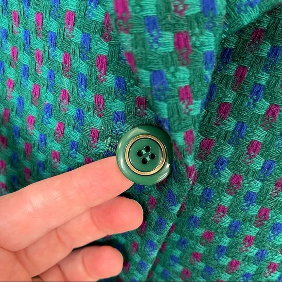 Miss Pendelton Vintage Green Wool Suit Set - Picture 4 of 8